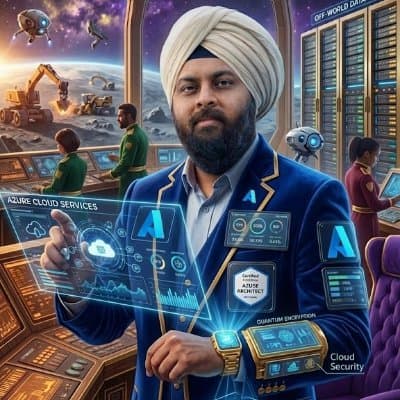 Japnam Singh as a Certified Azure Architect
